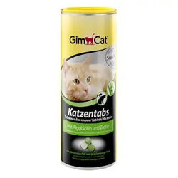 قرص پوست و مو گربه حاوی جلبک و بیوتین جیم کت - GimCat Tabs