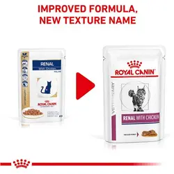 غذای پوچ رنال گربه با طعم مرغ رویال کنین - Royal Canin Renal Wet