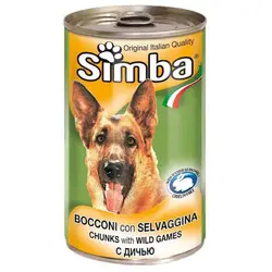 کنسرو چانک 1230 گرمی با طعم گوشت شکار سیمبا
