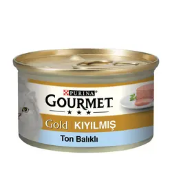 کنسرو گربه خمیری با طعم ماهی تن گورمت - Gourmet KIYILMIŞ Ton Balıklı