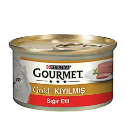 کنسرو گربه خمیری با طعم گوشت گورمت - Gourmet KIYILMIŞ Sığır Etli