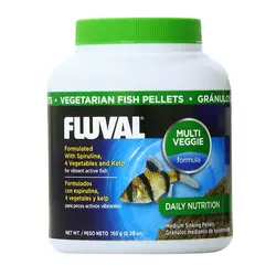 غذای گرانولی گیاهی فلووال - Fluval Vegetable Pallets