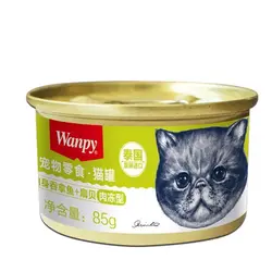 کنسرو گربه با طعم میگو و خرچنگ ونپی - Wanpy Shrimp and Crabs