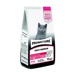 غذای گربه کیتن با طعم مرغ پرونیچر - Pronature Daily Growth