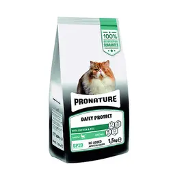 غذای گربه بالغ با طعم مرغ پرونیچر - Pronature Daily Protect