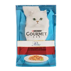پوچ گربه با طعم گوشت گاو گورمت - Gourmet Perle With Beef