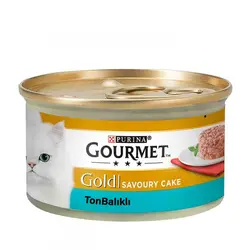 کنسرو گربه کیکی با طعم ماهی تن گورمت - Gourmet TonBalıklı