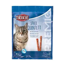 تشویقی مدادی گربه با طعم سالمون و قزل آلا تریکسی - Trixie Stick