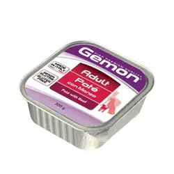 غذای مرطوب سگ با طعم گوشت جمون - Gemon Paté with Beef