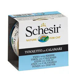 کنسرو گربه 85 گرمی تن و ماهی مرکب شسیر - Schesir