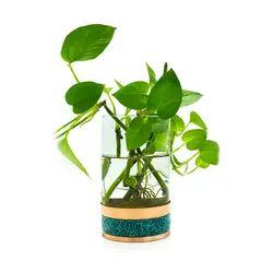 گلدان و آکواریوم مسی فیروزه کوبی