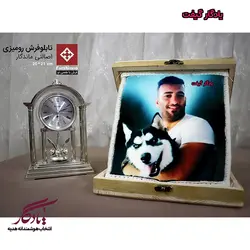 باکس چهره چوبی رومیزی (دست ساز با عکس دلخواه شما)