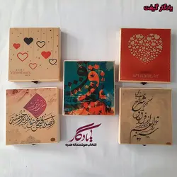 باکس چهره چوبی رومیزی (دست ساز با عکس دلخواه شما)