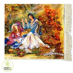 تابلوفرش ماشینی طرح منیاتور نی زن کد 1012