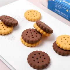 ست پاکن 6 عددی طرح بیسکویت شکلاتی