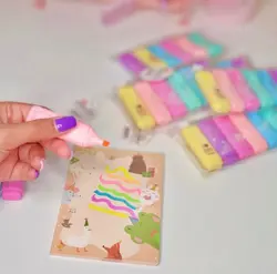 مینی هایلایتر شش رنگ پاستیلی