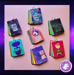 دفترچه حلقه ای برگه رنگی