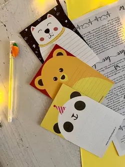 نوت پد طرح حیوانات