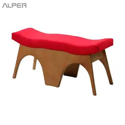 نیمکت دونفره بدون پشتی AFR-2600WT | آلپر، سامانه اینترنتی فروش مبلمان، میز و صندلی