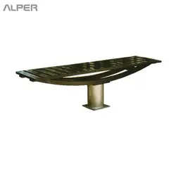 نیمکت فلزی بدون پشتی ABN-2600i