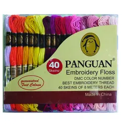 نخ گلدوزی پنگوئن 40 عددی با کد دمسه