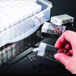 جعبه خیاطی نظم دهنده منجوق 64 خانه