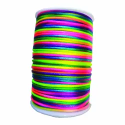 قیطان ماکارونی هفت رنگ طول 20 متر