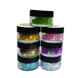 اکلیل تزئینی مدل قلب آلمامد (پولک طرح دار) 7 رنگ