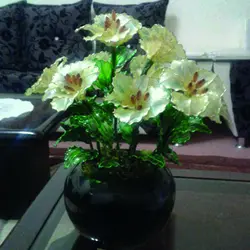 پرچم گلسازی سفید آلما بسته 300 عددی