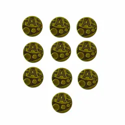 دکمه شلوار لی و جین برنجی رنگ بسته 10 عددی