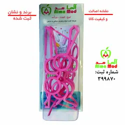 عینک عروسک سازی صورتی آلمامد بسته 10 عددی