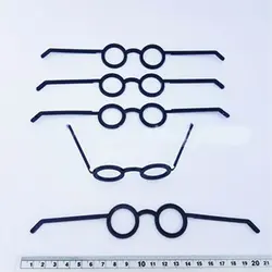 عینک عروسک سازی مشکی آلمامد بسته 10 عددی