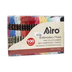 نخ گلدوزی آیرو بسته 100 عددی