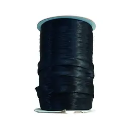 نوار اریب ساتن مشکی ارکیده طول 91 متر