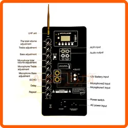 باند پرتابل 10 اینچ شارژی با میکروفن بیسیم  TIGER مدل EV10