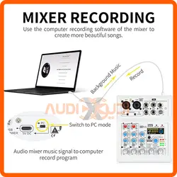 میکسر 4 کانال PARTYSOUND E4