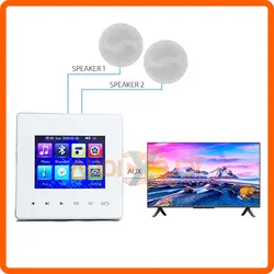 آمپلی دیواری 2.8 اینچ کلید لمسی METALAX PA330N