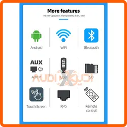 آمپلی دیواری اندروید لمسی 4 اینچ METALAX PA530