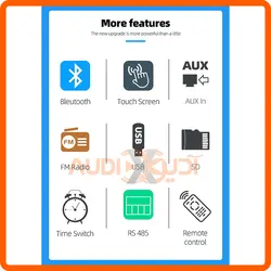 آمپلی دیواری لمسی 4 اینچ METALAX PA430