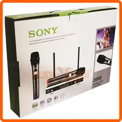 میکروفن بی سیم دو کانال دستی SONY 2000