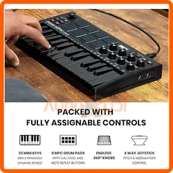 میدی کنترلر آکایی مینی MPK mini mk3 Akai