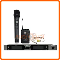 میکروفن بی سیم دو کانال دستی یقه ای AAPPRO APM700HB