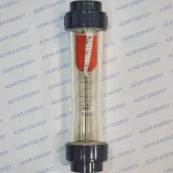 روتامتر دبی سنج استوانه ای شیشه ای آب 16 متر مکعب بر ساعت