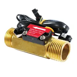 سنسور جریان آب با سنسور دما 1/2 اینچ مدل YF-B7