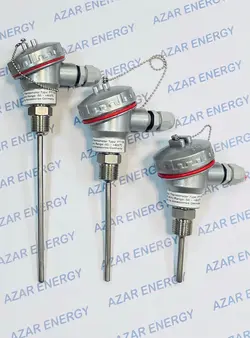 سنسور دما PT100 هد دار غلاف 10 سانت