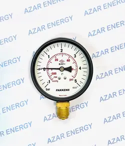 گیج فشار خشک پکنز خلا صفحه 10 سانت