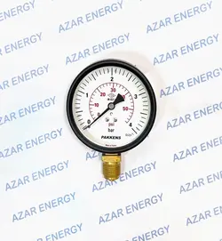 گیج فشار خشک پکنز صفحه 10 سانت 4 بار