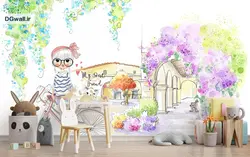 پوستر دیواری اتاق کودک دخترانه B0322