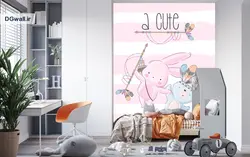 پوستر دیواری اتاق کودک خرگوش B0364