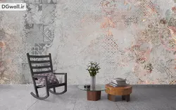 پوستر دیواری پتینه و نقش کاشی و اسلیمی PA0139